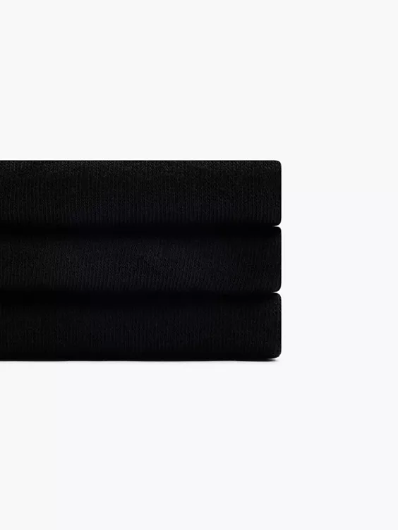 Cosy Nature 3er Pack Socken in schwarz