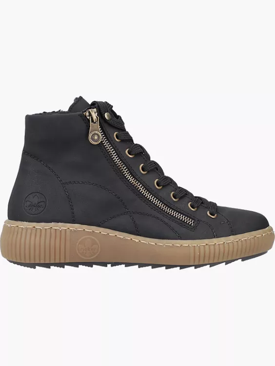 Rieker Damen Schnürschuhe in schwarz