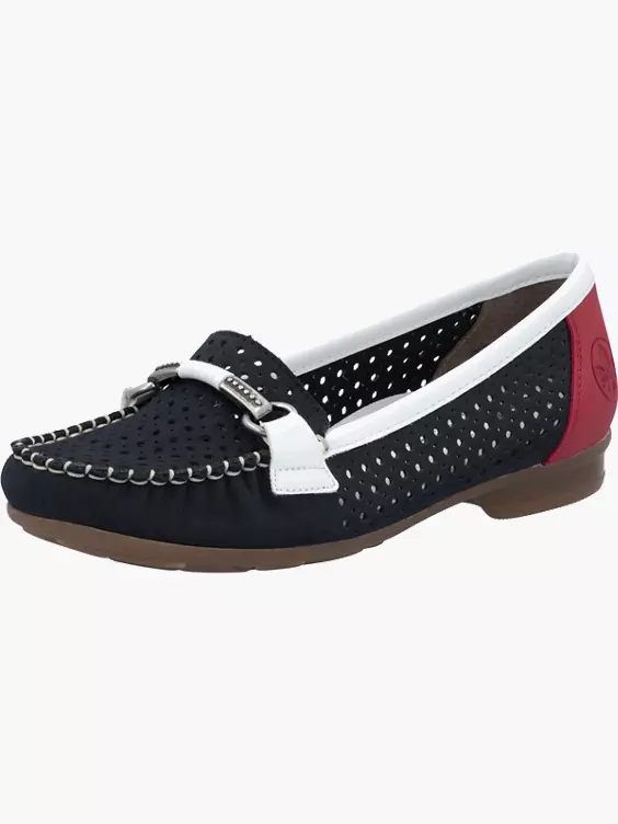 Rieker Damen Loafer in blau