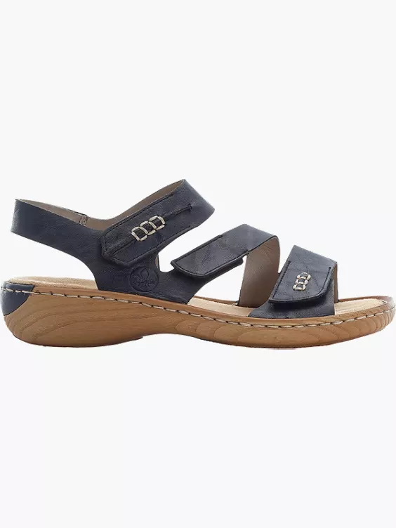 Rieker Damen Riemchensandalen in blau