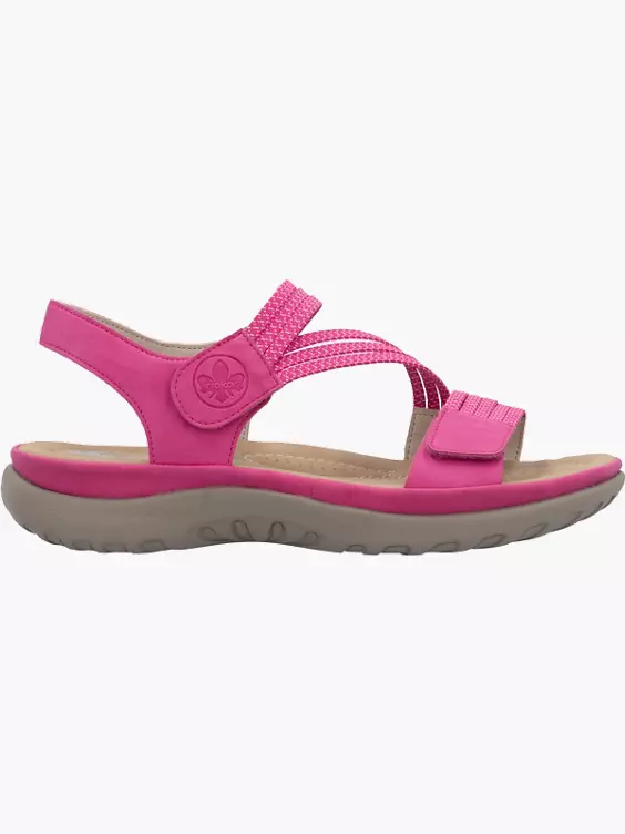 Rieker Damen Riemchensandalen in rosa