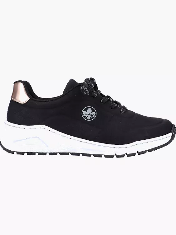 Rieker Damen Sneaker Low in schwarz