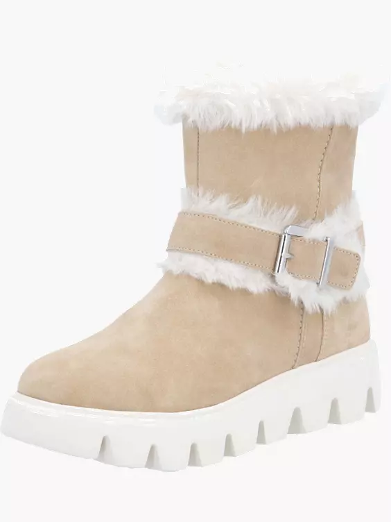 Damen Kurzstiefel in beige