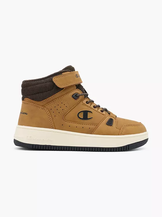 Champion Hoher Sneaker RD18 MID CORD B PS in gelb