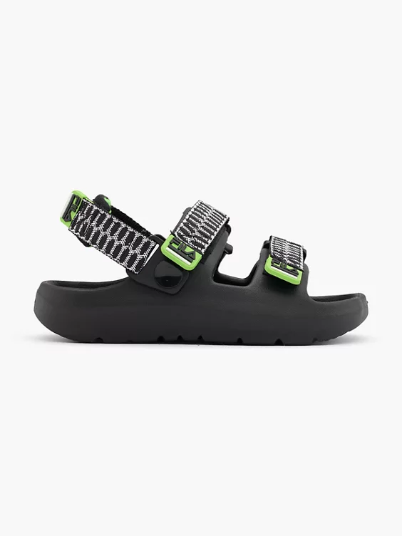 FILA Sandale in schwarz
