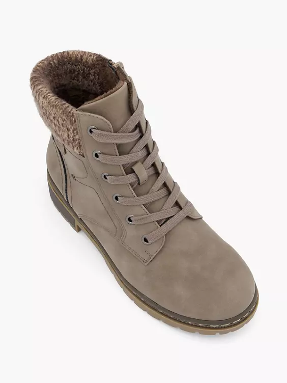 Easy Street Komfort Schnürboots in taupe