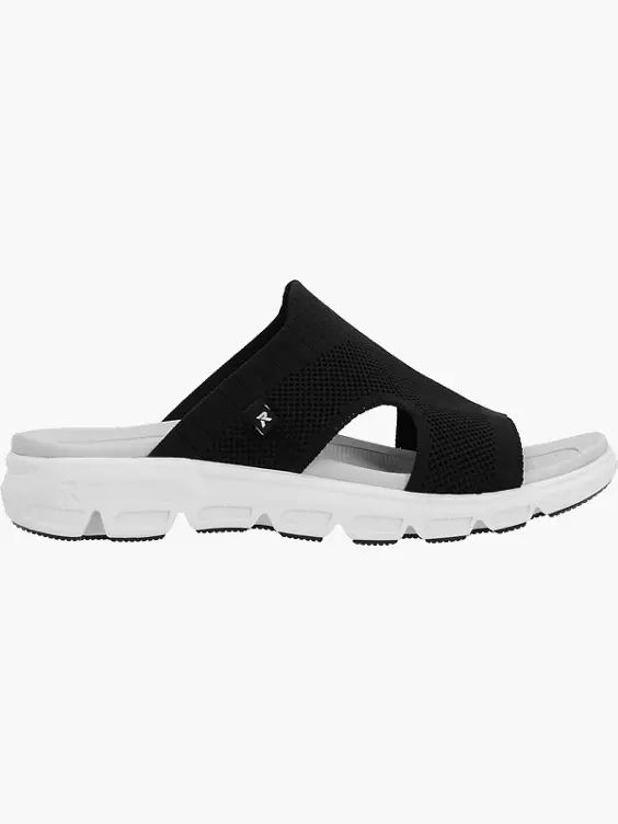 Damen Slides in schwarz