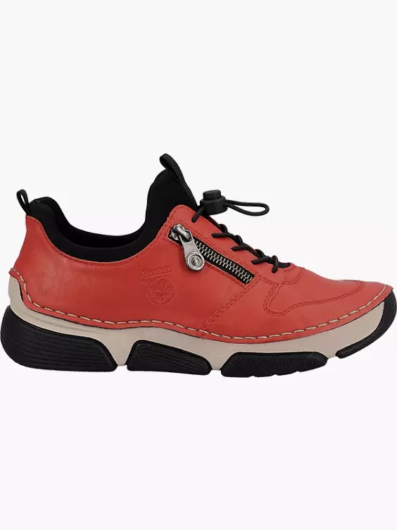 Rieker Damen Slipper in rot