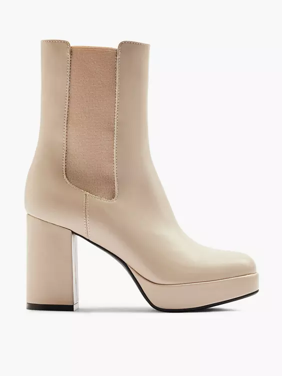 Catwalk Chelsea Stiefelette in beige