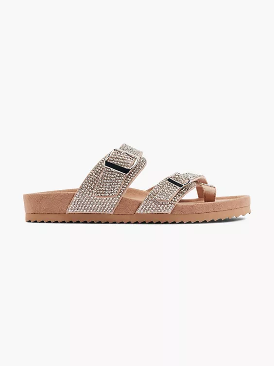 Graceland Zehentrenner in beige