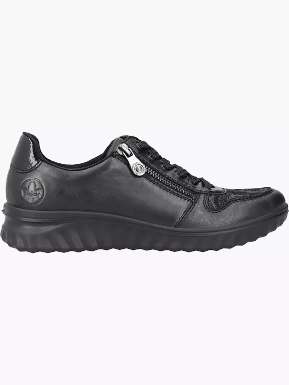Rieker Damen Schnürschuhe in schwarz