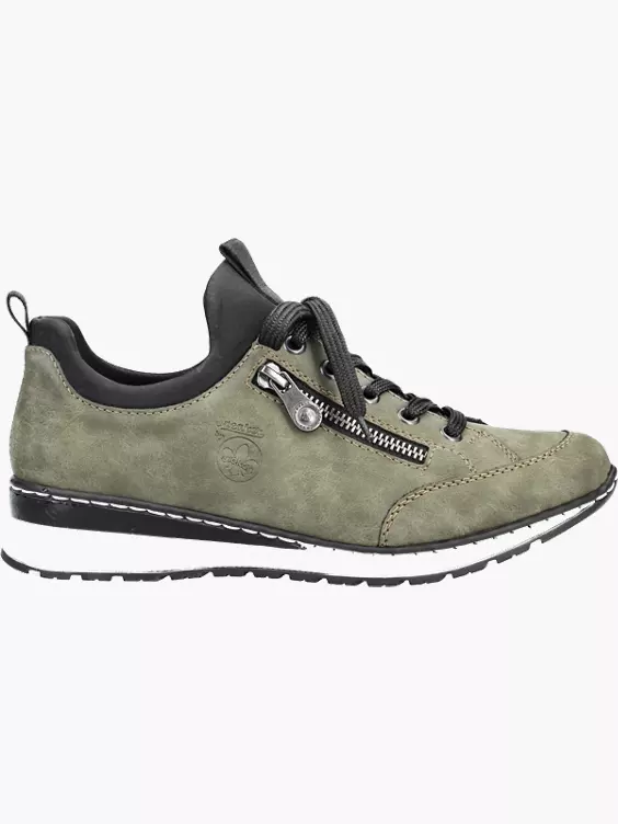 Rieker Damen Slipper in grün