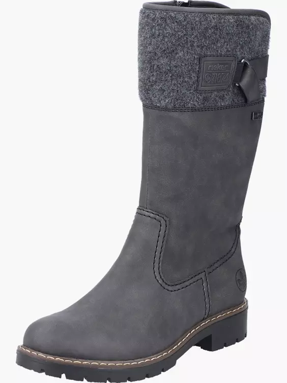 Rieker Damen Hochschaftstiefel in grau