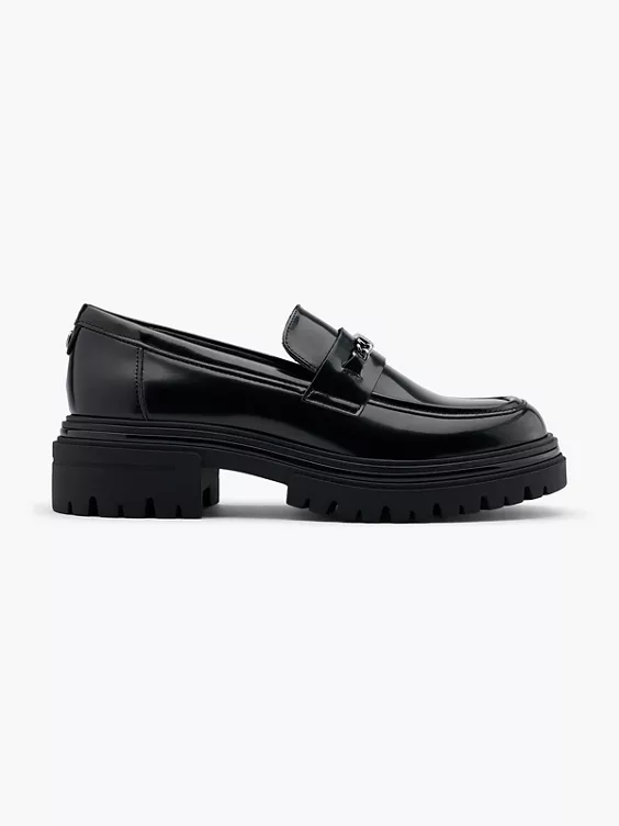 ESPRIT Chunky Loafer in schwarz