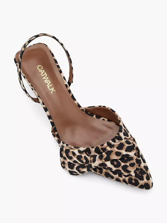 Catwalk Slingpumps in braun