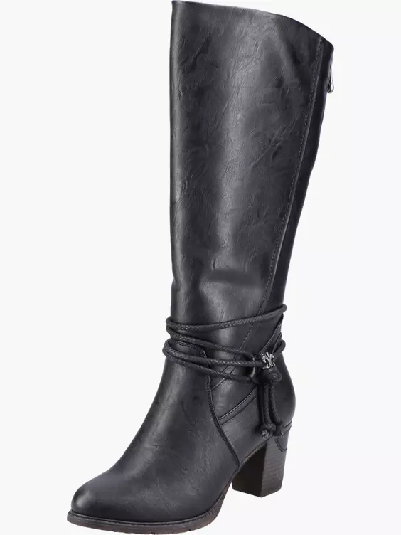 Rieker Damen Hochschaftstiefel in schwarz