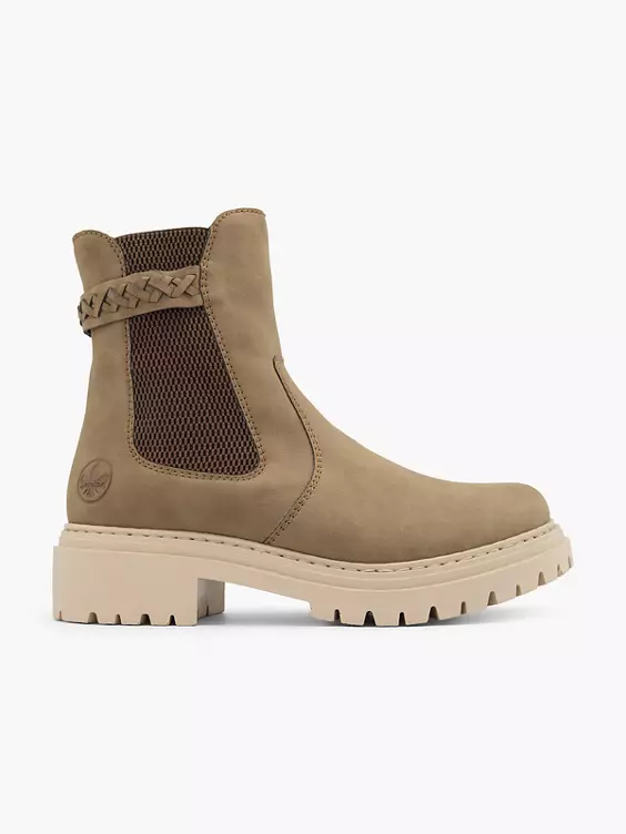 Rieker Chelsea Boots in khaki