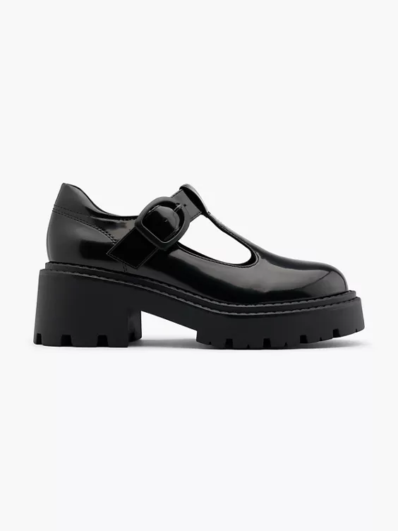 Catwalk Mary Jane Loafer in schwarz
