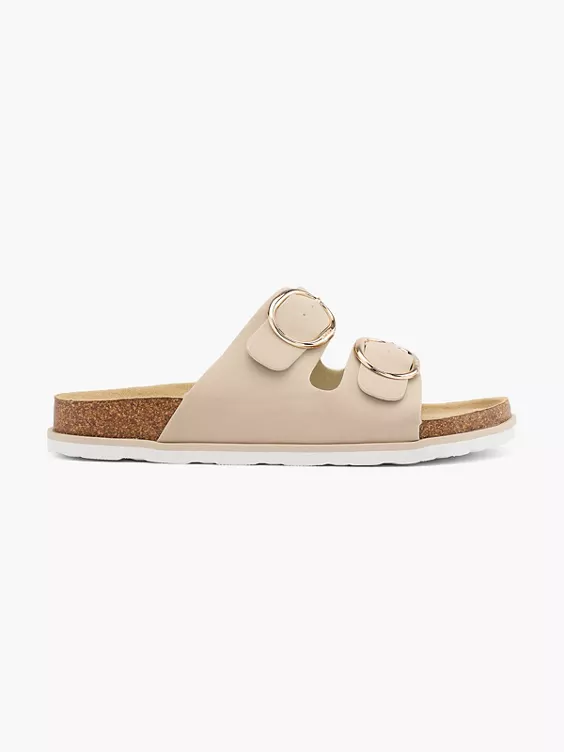 ESPRIT Pantolette in cognac