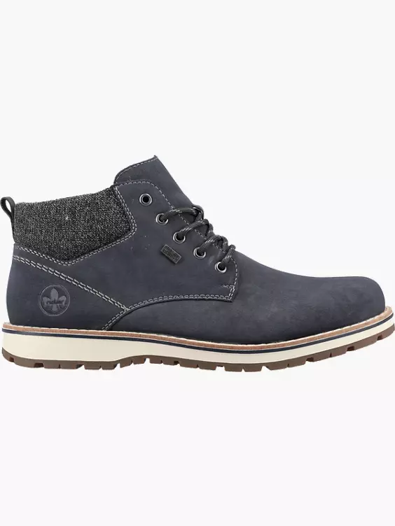 Rieker Herren Schnürstiefel in blau