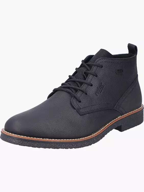 Rieker Herren Schnürstiefel in schwarz