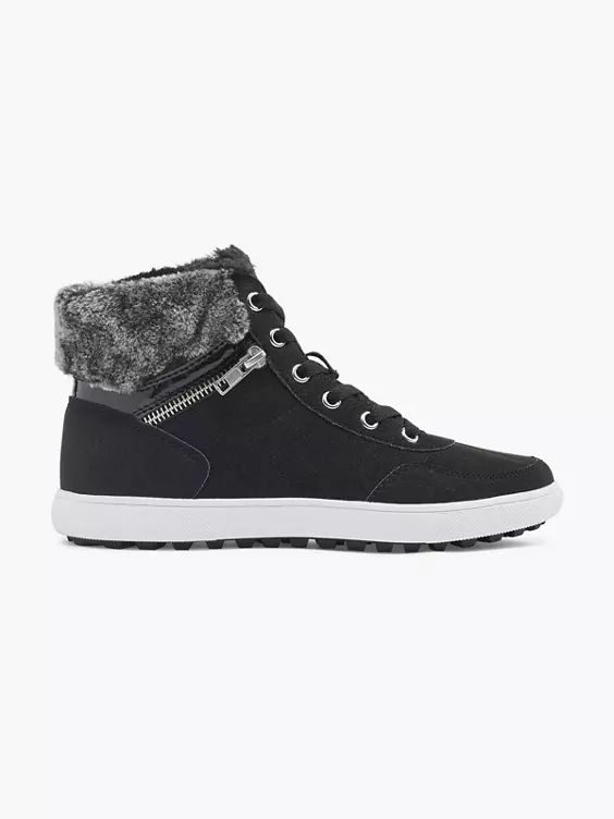 Vty Hoher Sneaker in schwarz