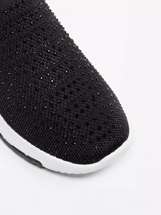 Graceland Slipper in schwarz