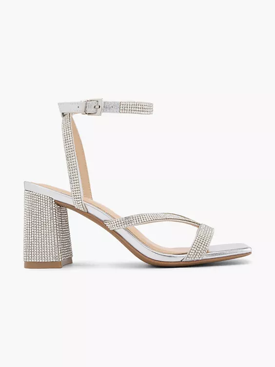 Catwalk Sandalette in silber