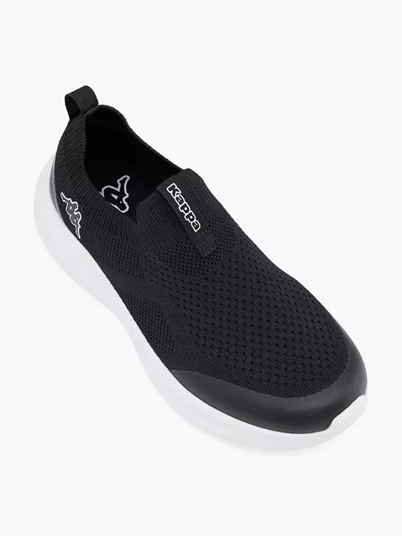 Kappa Slip On Sneaker in schwarz