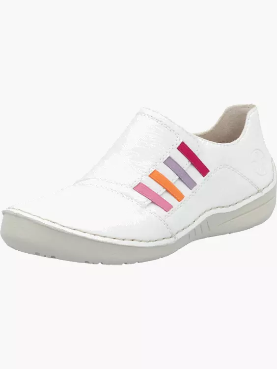Rieker Damen Slipper in weiß