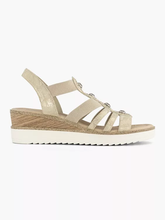 Easy Street Komfort Sandalette in gold