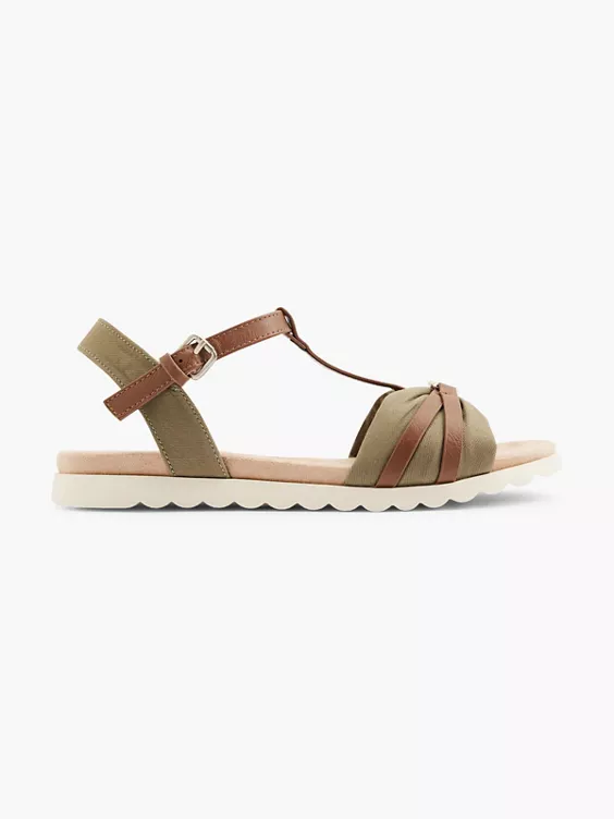 TOM TAILOR Sandale in beige