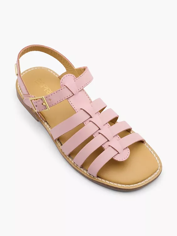 ESPRIT Leder Sandale in pink