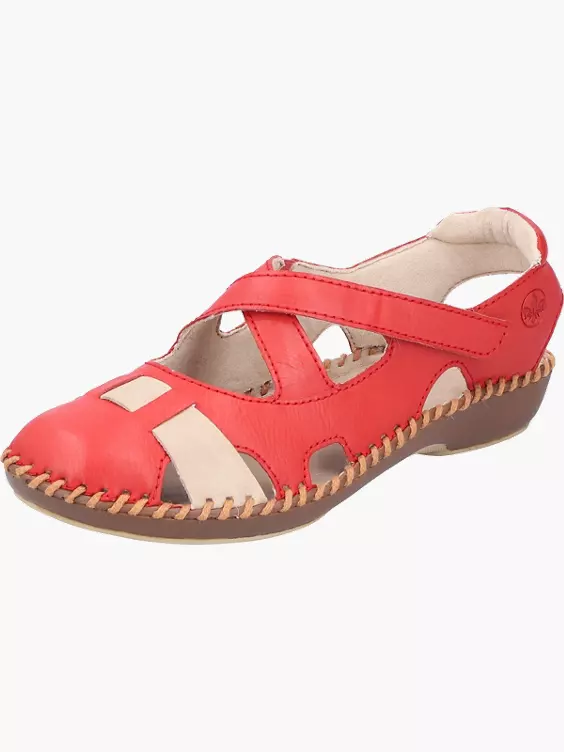 Rieker Damen Ballerinas in rot