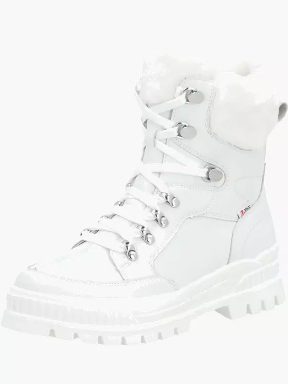 Damen Schnürstiefel in weiß
