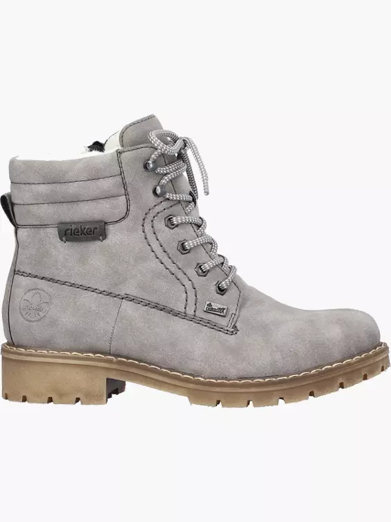 Rieker Damen Schnürstiefel in grau