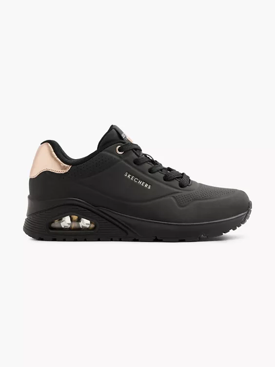 Skechers Chunky Sneaker UNO in schwarz