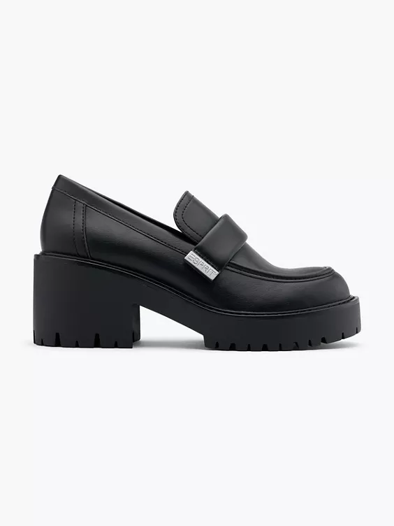 ESPRIT Loafer in schwarz