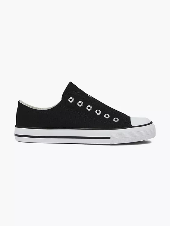 Vty Slip on Sneaker in schwarz