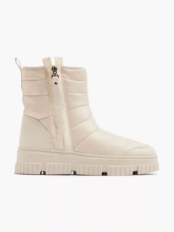 s.Oliver Boots in creme
