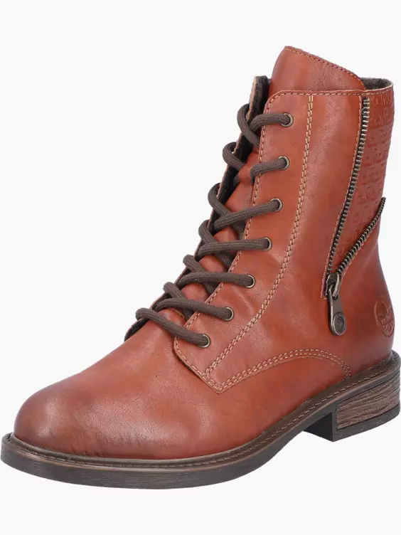 Rieker Damen Schnürstiefel in braun