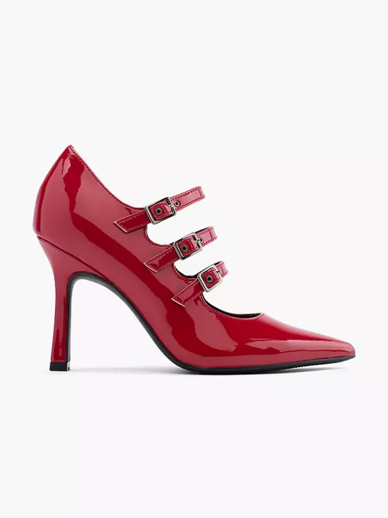 Catwalk Spangenpumps in rot