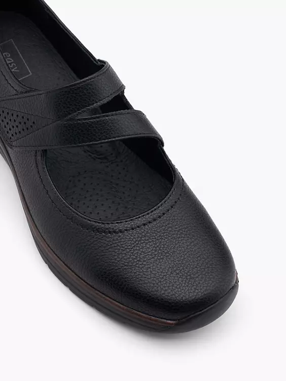 Easy Street Komfort Slipper in schwarz