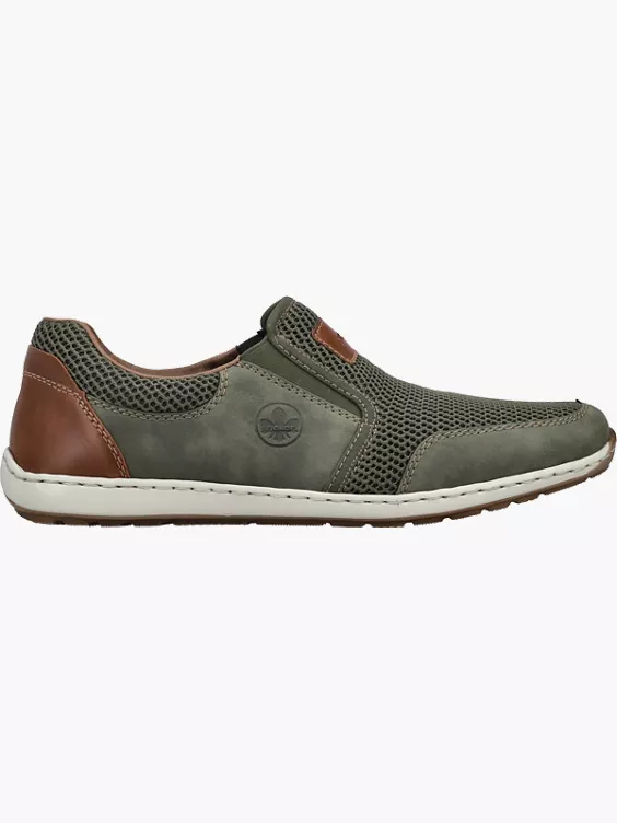 Rieker Herren Slipper in grün