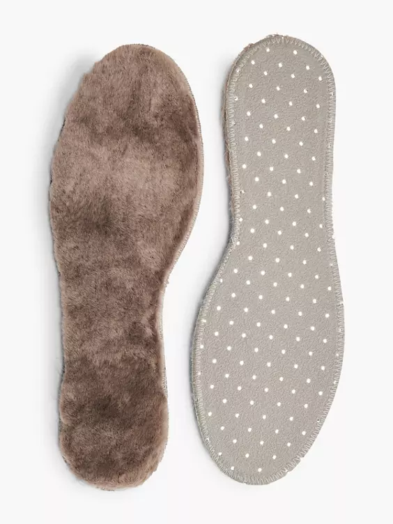 DEICHMANN Echt Lammfell Sohle Gr. 37 - 44 in braun