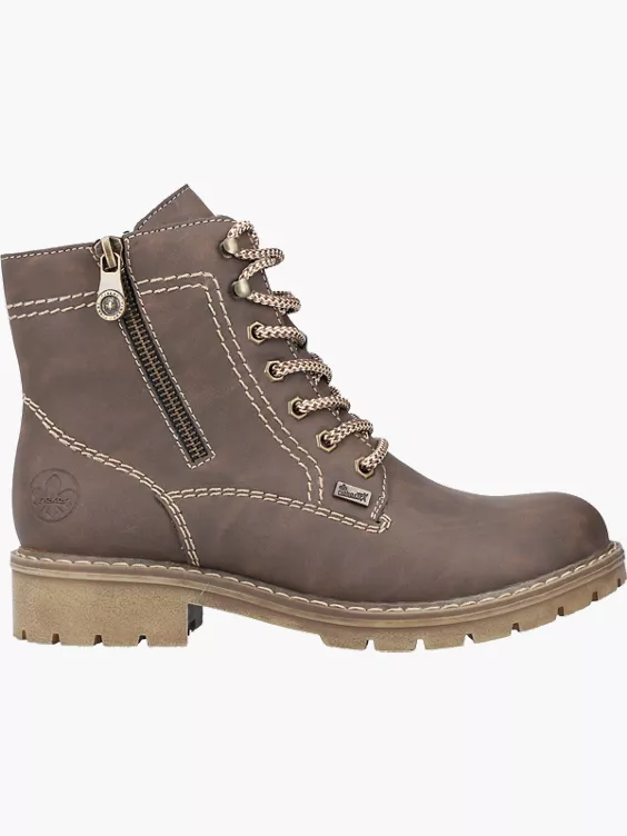 Rieker Damen Schnürstiefel in braun