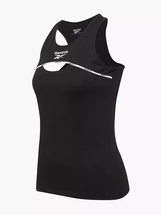 Reebok Top in schwarz