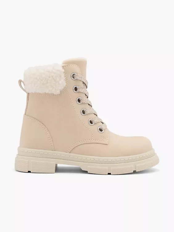 Graceland Schnürboots in creme