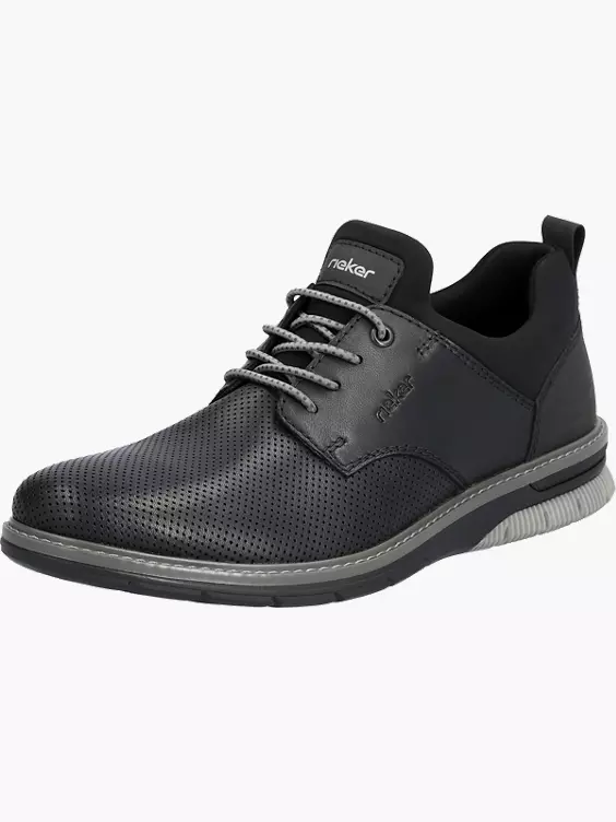 Rieker Herren Slipper in schwarz