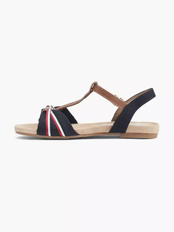 TOM TAILOR Sandale in blau